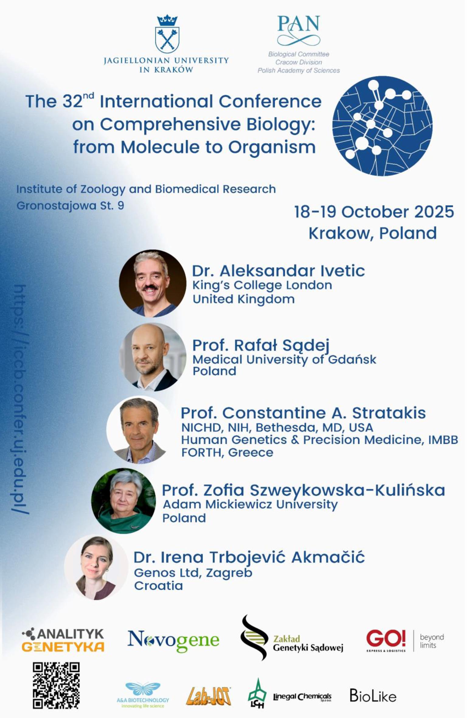 32nd International Conference on Comprehensive Biology